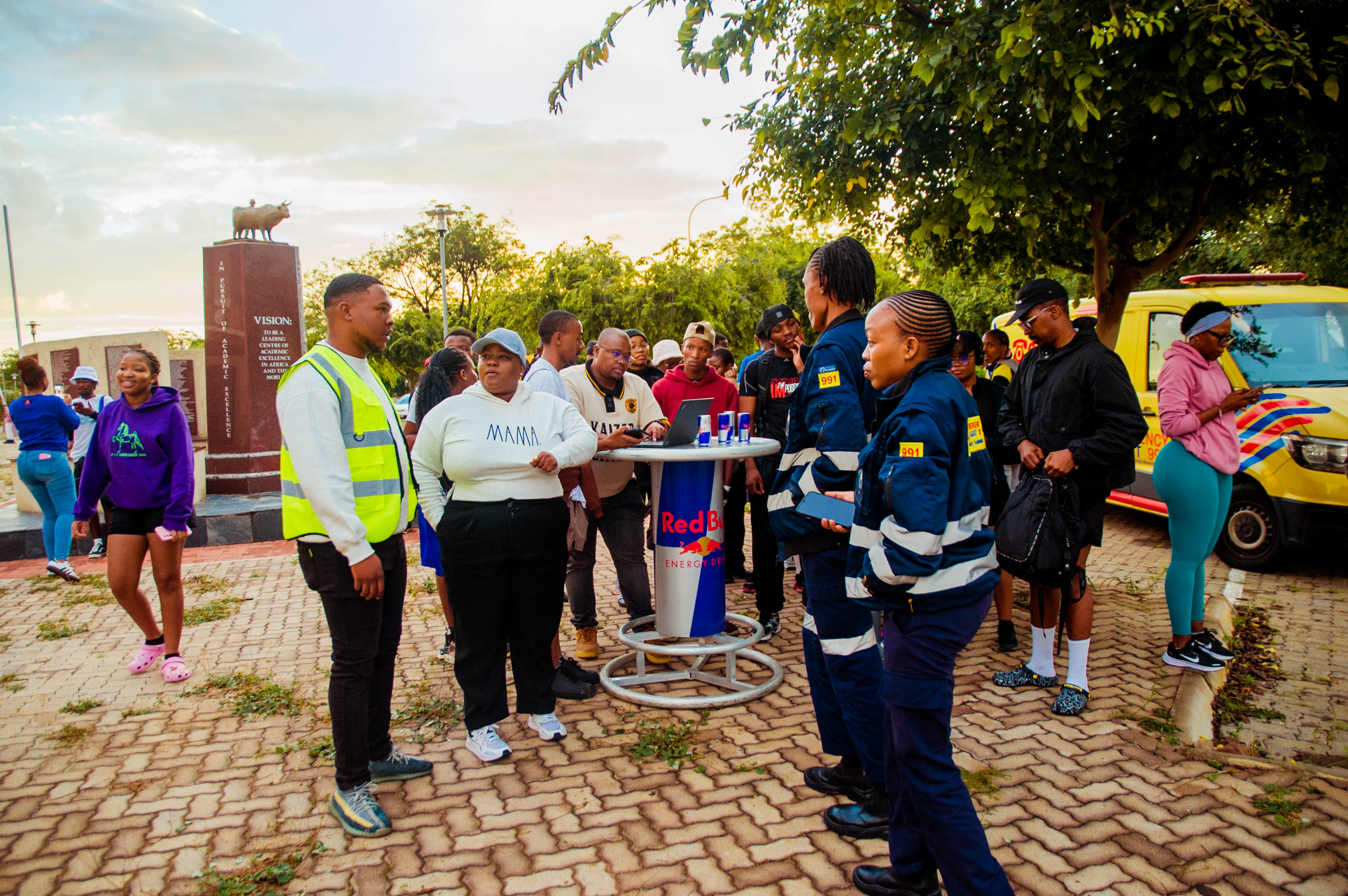Event safety team at a Red Bull event